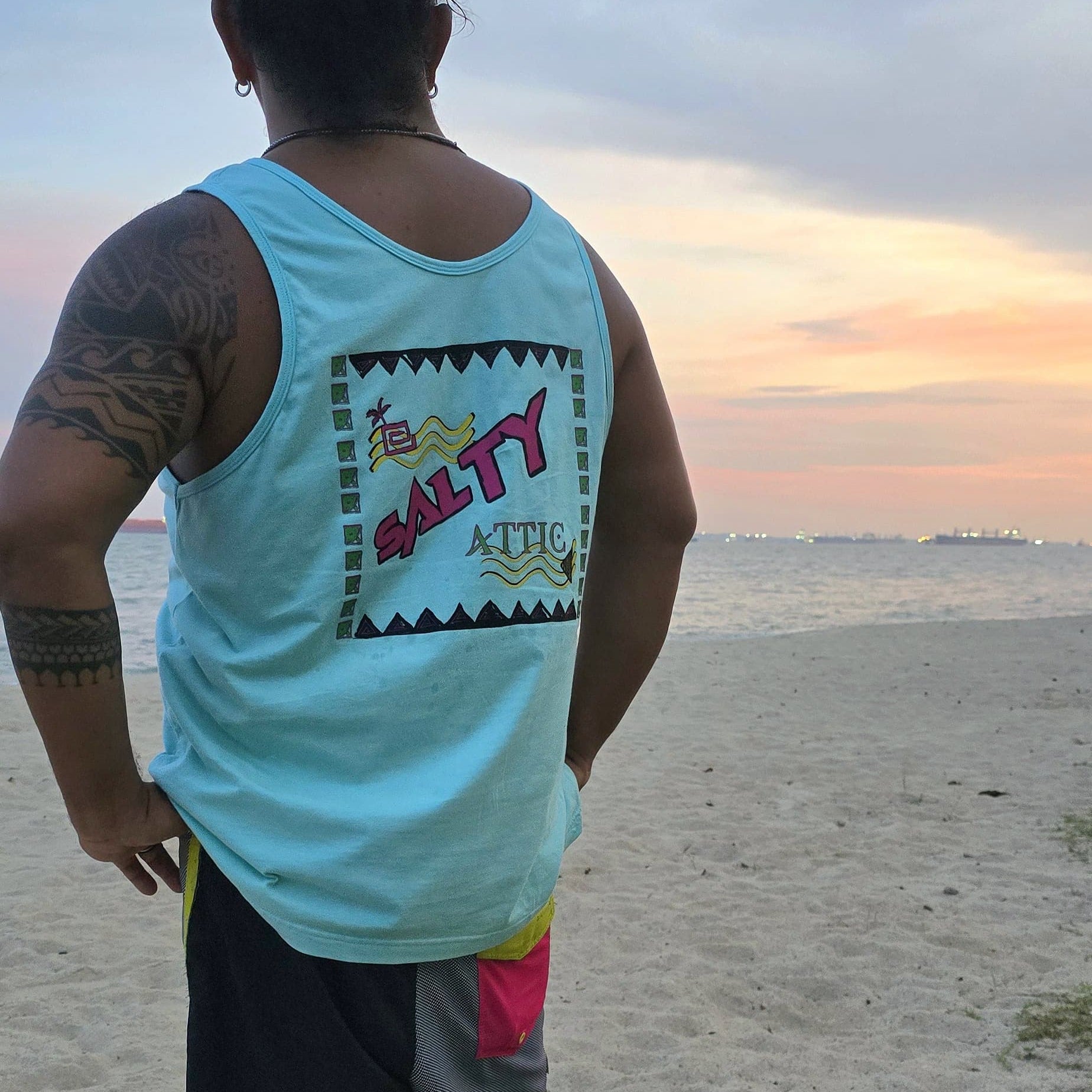 Retro Groovy Singlet