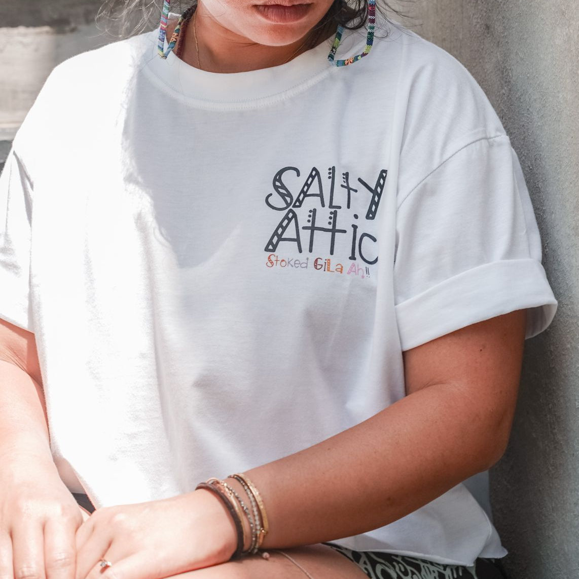 Stoked gila ah Crop top