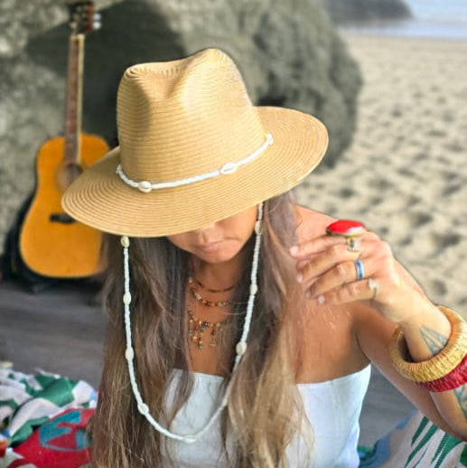 Shell Straw Hats