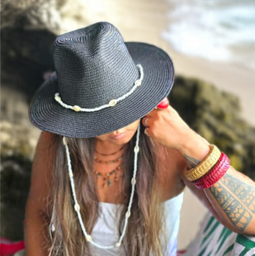 Shell Straw Hats
