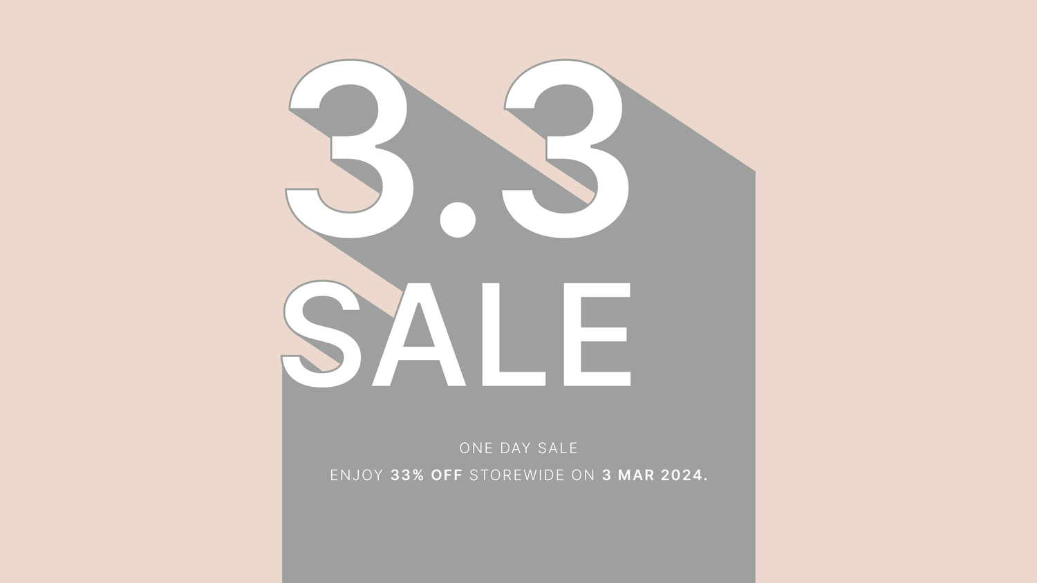 [3.3 SALE] Terms & Conditions