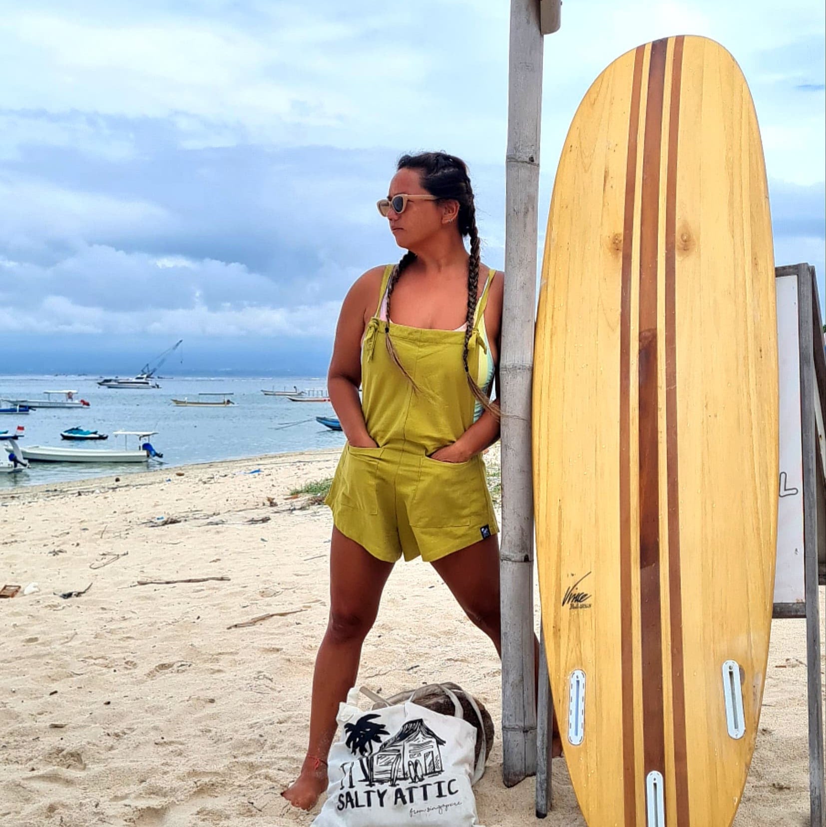 Mustard Linen Jumper
