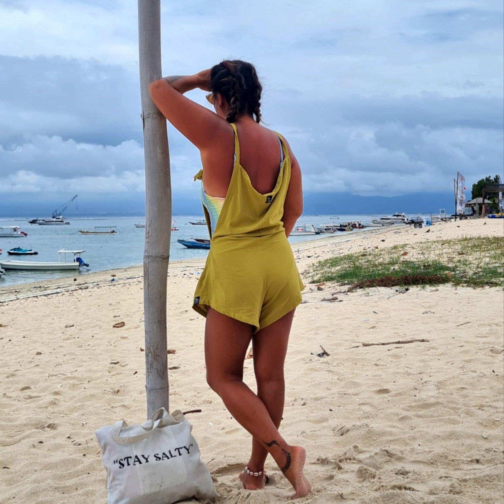 Mustard Linen Jumper