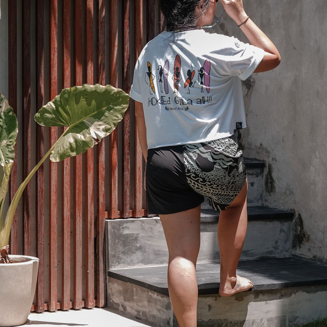 Stoked gila ah Crop top