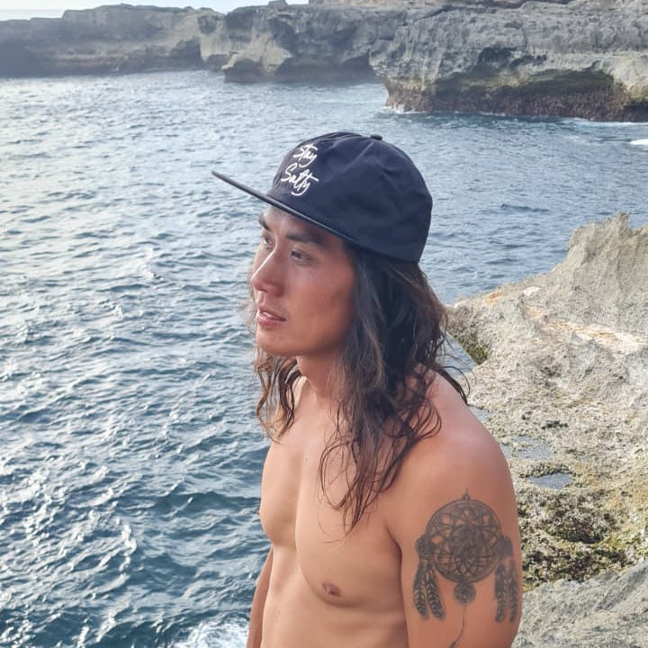 "Stay Salty" Snap Back Flat Cap