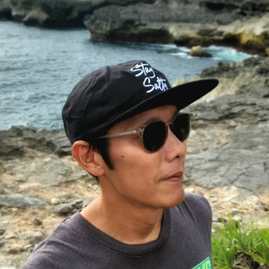 "Stay Salty" Snap Back Flat Cap