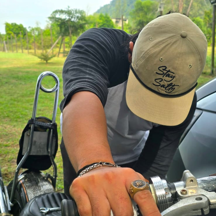"Stay Salty" Snap Back Flat Cap