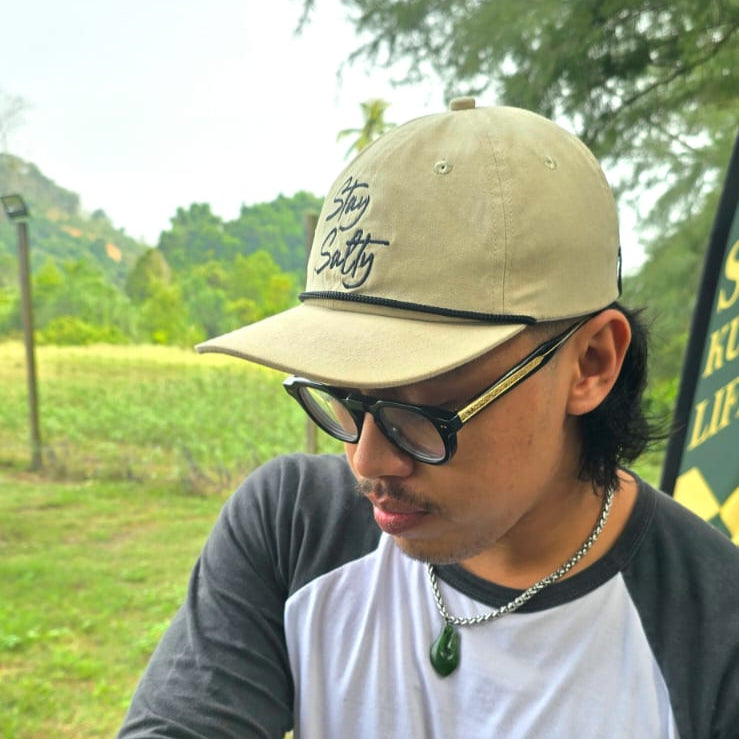"Stay Salty" Snap Back Flat Cap