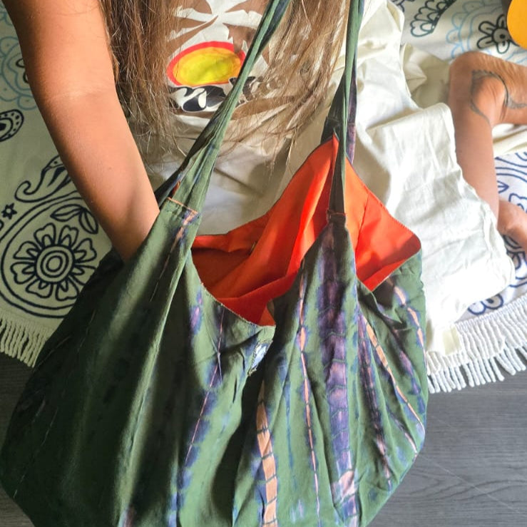 Tie dye side bag
